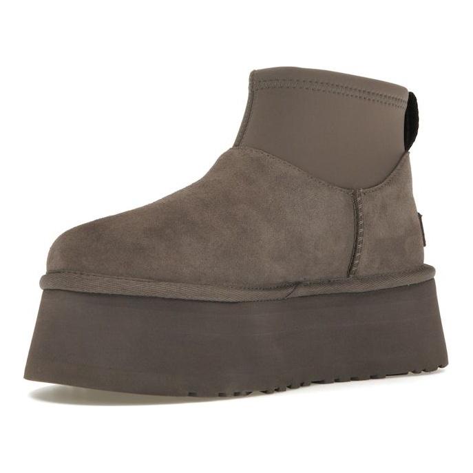 UGG Классические мини-кеды Dipper Thundercloud женские серые 1168170-THND