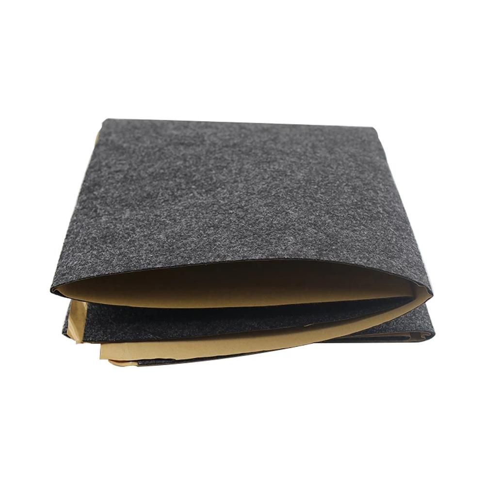 Gray 0.5M*1Meter Self-adhesive Speaker Flannel Speaker Cloth Subwoofer Patch Subwoofer Felt Cover