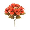 32cm Fake Flowers Flowers Bundle Faux Pansy Flowers Elegant UV Resistant Flowers  Home Decoration