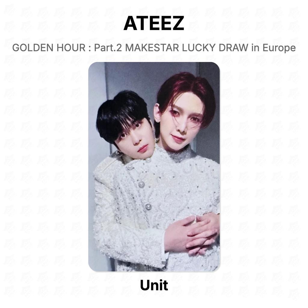 ATEEZ ЗОЛОТОЙ ЧАС : Часть 2. Официальная фотокарточка MAKESTAR Lucky Draw в Европе
