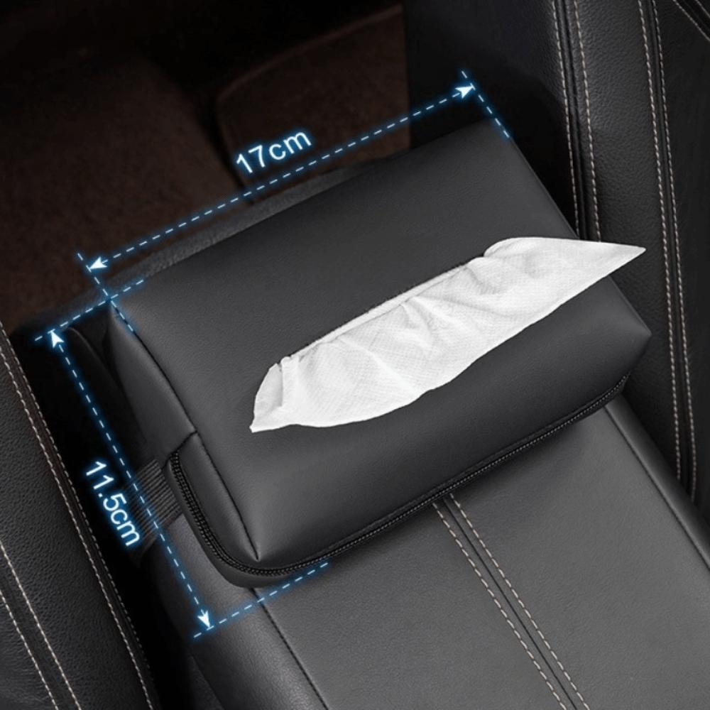 With Fix Strap Car Armrest Box Storage And Organization Tissue Storage Box Car Storage Box Auto