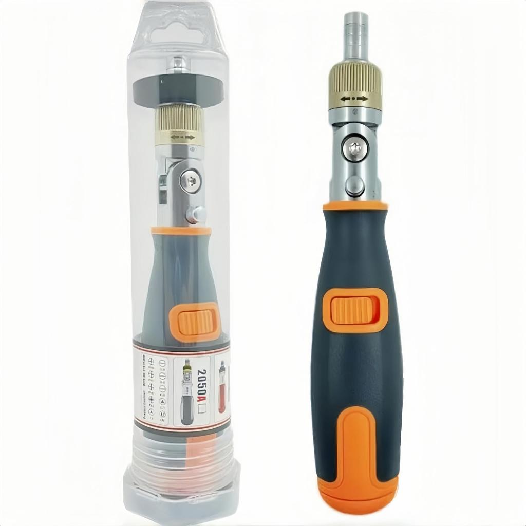 Инструмент трещотка Abgtzln включает 10 сверл и и 10 Имеет рукоятку и магнитную отвертку с вращением для угла 21-в-1 Многофункциональный