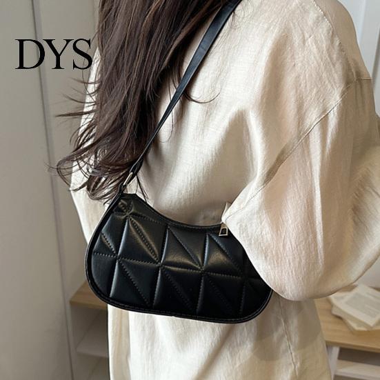 Slim Flat Silhouette Bag Retro Shoulder Women Small Hobo Handbag Zipper Closure Underarm Purse for Phone Keys Party Dating Work