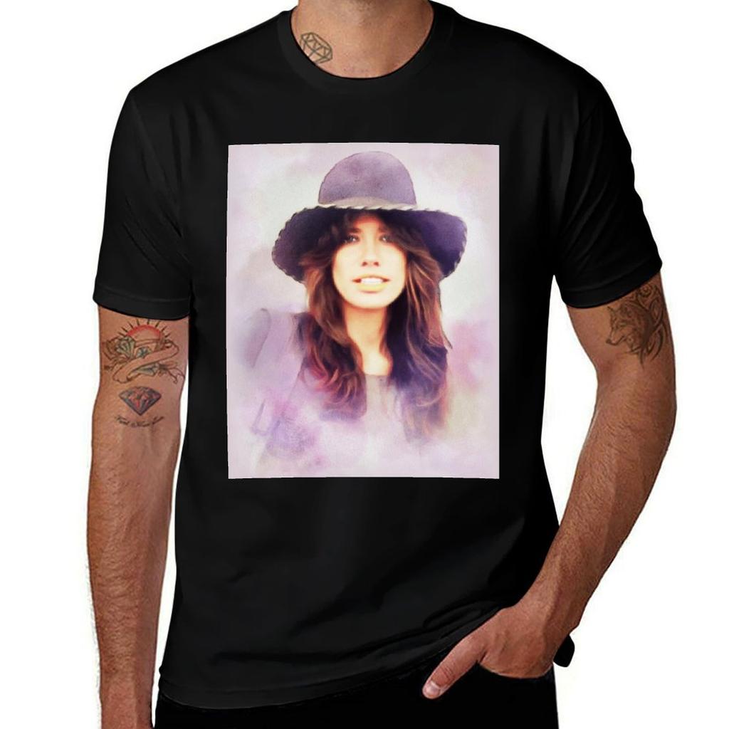 Carly Simon Music Legend Tshirt Urban Casual Loose Fit Tee Tshirt