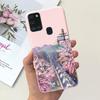 Чехол для Samsung A21S SM-A217F A 21S Задняя крышка Модный Цветочный Мультяшный Мягкий Силиконовый ТПУ Чехол для Телефона Для Samsung Galaxy A21s Capa