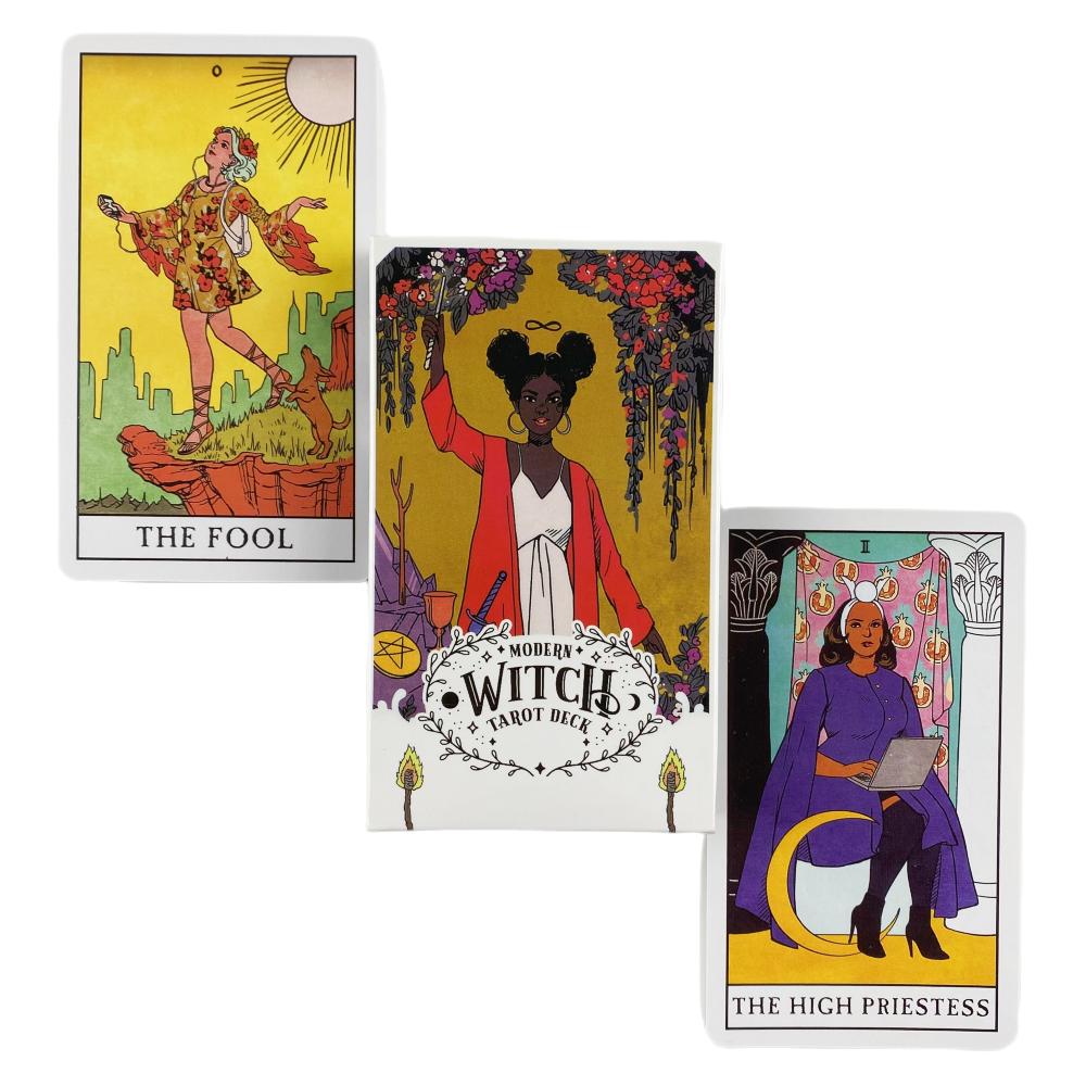 Таро Modern Witch 78 карт Оракул Английское Издание для гаданий Настольные игры