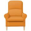 Armchair Dark Yellow Fabric