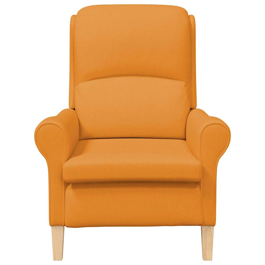 Armchair Dark Yellow Fabric