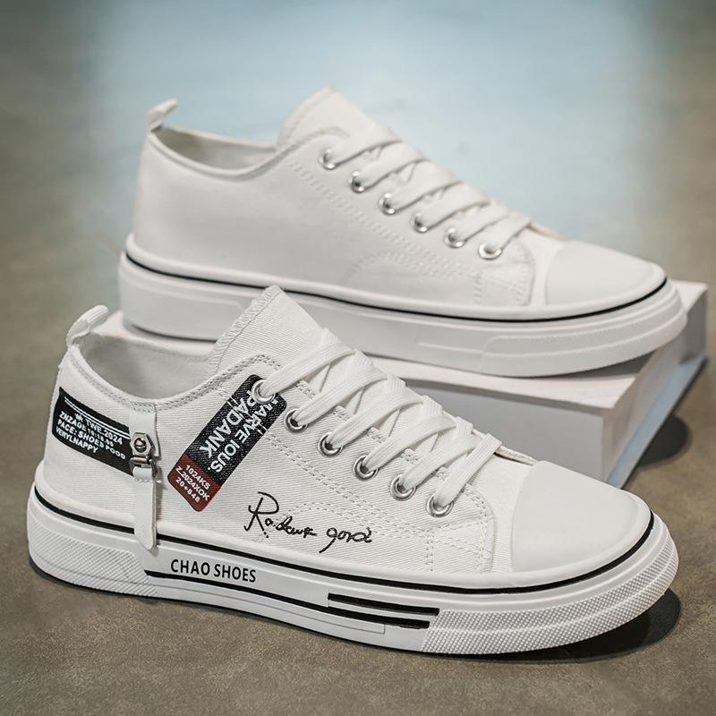 Парусиновые туфли Мужская летняя дышащая обувь Универсальная студенческая классическая тканевая обувь Спортивная повседневная тканевая обувь Легкая мягкая подошва для досок