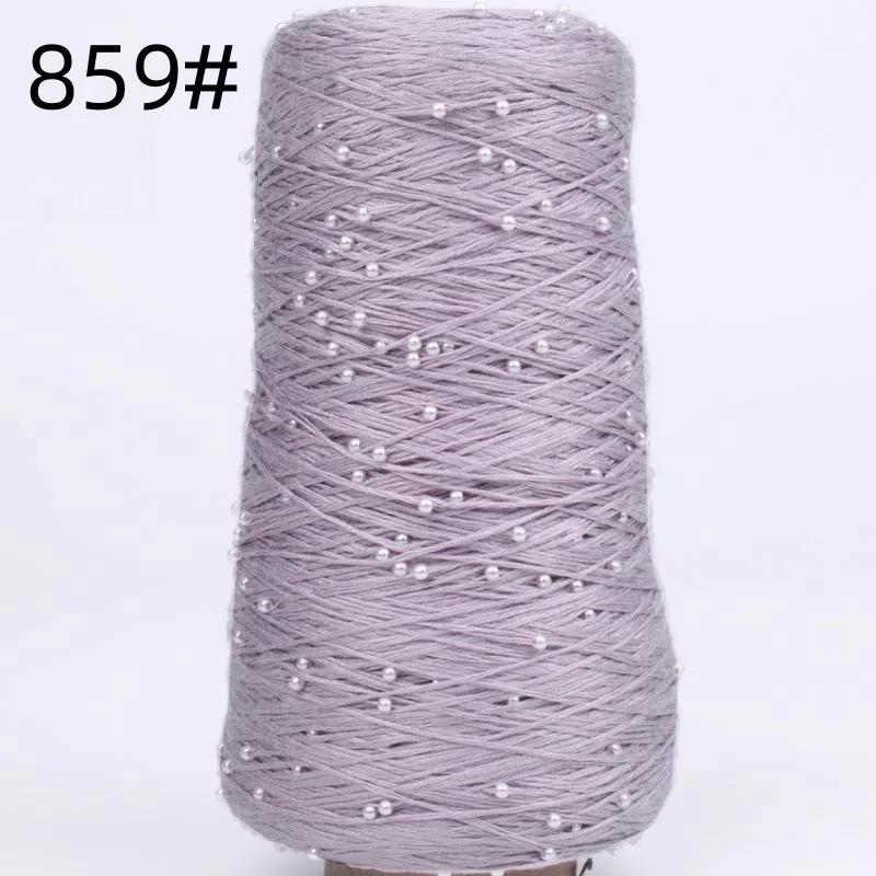 6 нитей мерсеризованного хлопка + жемчужная нить ручного плетения из чистого хлопка тонкая шерстяная нить для вязания крючком бисер своими руками ручного плетения