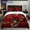 Portugal Football Legend Ronaldo Threepiece Set Without Core 1 Duvet Cover 2 Pillowcase Without Core Christmas Birthday Gift Bedding Set