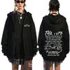 Alternative Rock Band The 1975 about You Merch Zipper Hoodie Men Women Casual Vintage Oversized Zip Up Jacket Men's Streetwear