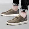 Fashion Outdoor Casual Sports Shoes Men Comfortable Genuine Leather Skateboard Footwear Design Man Oxford Shoes Versatile Men's Sneakers