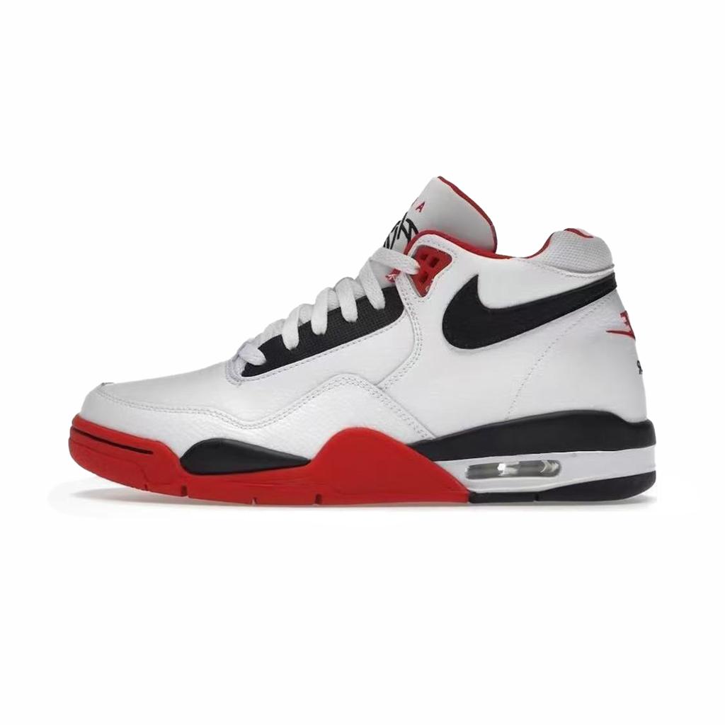Nike Flight Legacy Crack Покрытие Поддержка Увеличение Высоты Высокие Винтажные Баскетбольные Кроссовки Мужские Красные Белые BQ4212-100(Команда861-)