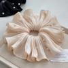 Cloth Elastic Scrunchies French Style Pearls Hair Rope Elegant Women Hair Scrunchies  Women