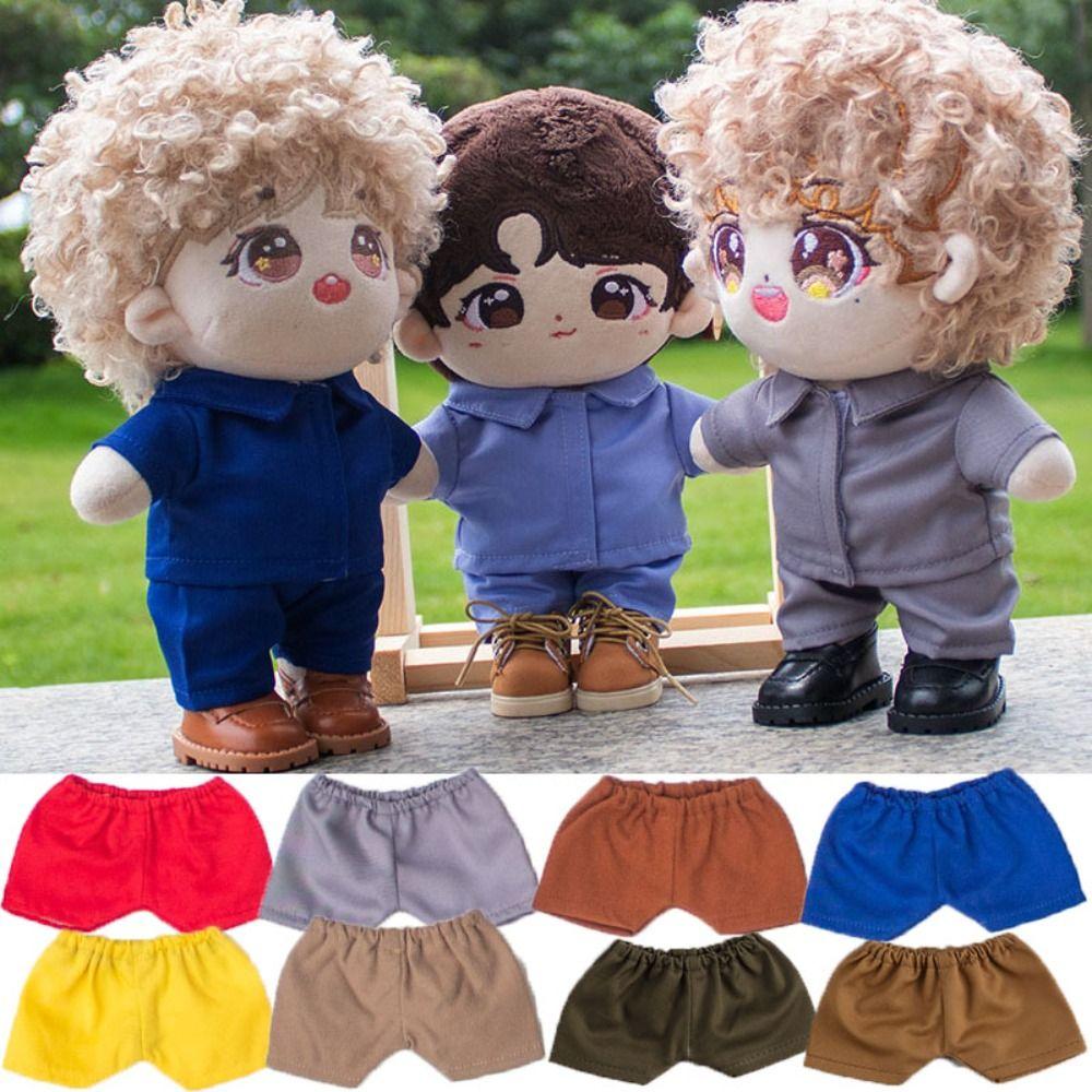 Cute Casual Wears Pants Fashion Cotton Doll Trousers for 20cm Cotton Doll/for 1/12 BJD Dolls