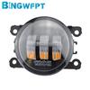 1 пара противотуманных фар для Jeep Cherokee KL 2014 2015 2016 Сборка противотуманной фары H11 LED 12V Фары Дневные ходовые огни