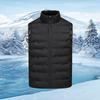 Мужской и женский жилет из графена с подогревом, из легкого утиного пуха, со стойкой