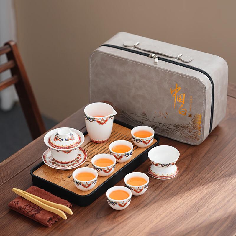 Чайный набор Yipan White Jade Dunhuang