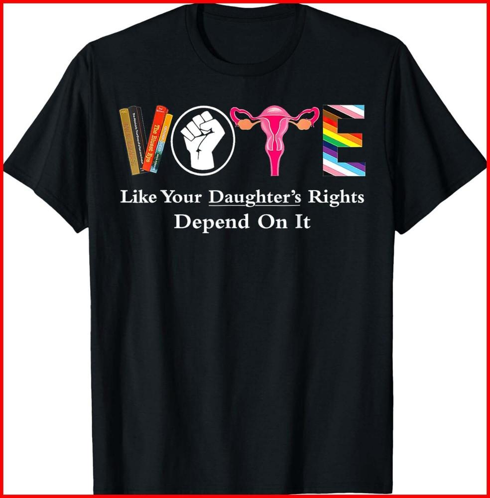 Vote Like Your Daughter's Rights Depend On It Ruth Quotes black T-Shirt Unisex T-Shirt