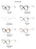Tortoiseshell Cat-Eye Glasses for Nearsighted Women: Light, Large Frames, Decorative, Fits Square/Round Faces, Prescription-Ready