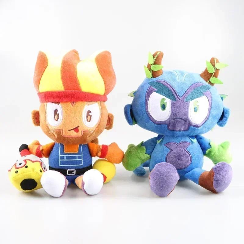 25cm Bloons TD 6 Plush Toy Cartoon Tower Defense Dart Monkey Plushie Figure Gwendolin Obyn Greenfoot Stuffed Dolls Xmas Gifts
