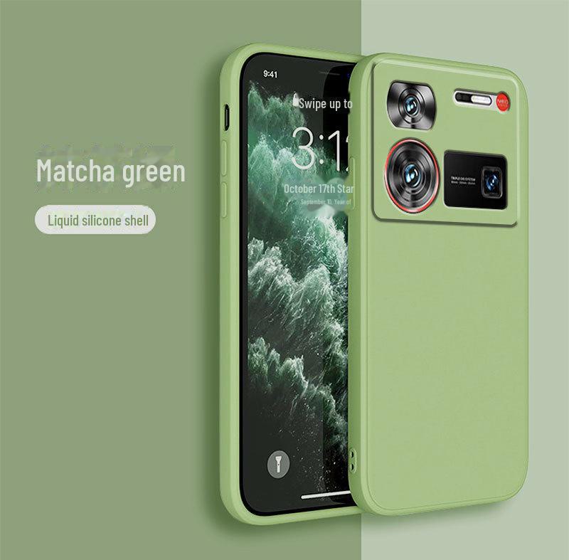 Совместимый защитный чехол Nubia Z70 Ultra Liquid Silicone Anti-Fall