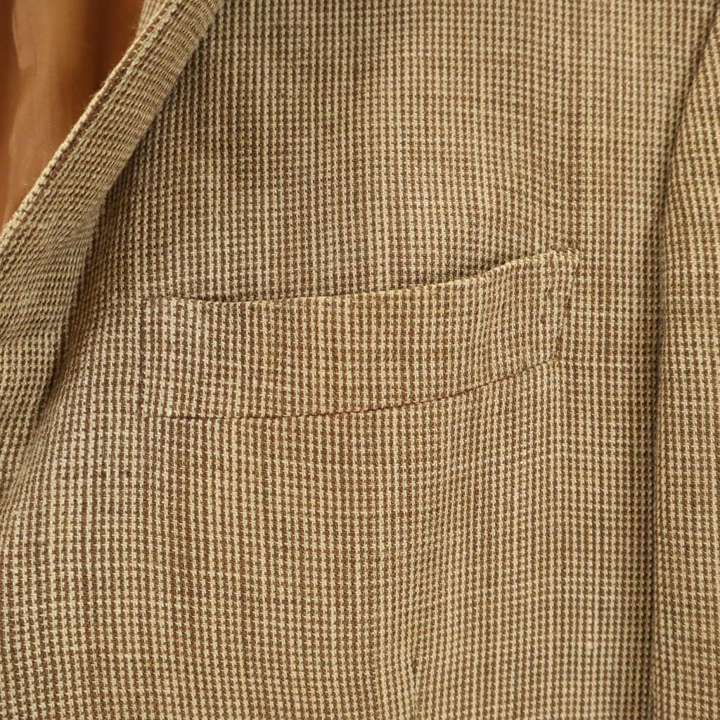 Polo by Ralph Lauren Смесь шелка и льна Сделано в Италии Приталенный пиджак 36 Мужской Б/у