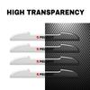 4pcs Car Accessories Transparent Rear View Mirror Cover Protection Strip For Peugeot 206 207 208 306 307 308 406 2008 3008 5008