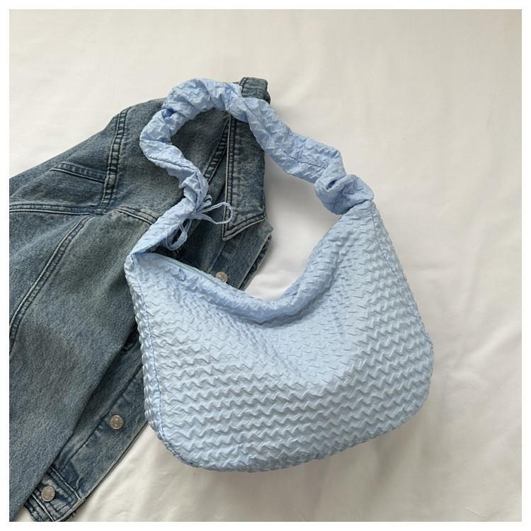 Stylish Cloud Puff Floral Tote Bag For Girls Street Fashion Canvas Shoulder Bag 2023