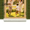 Personalized Photo Display Frame Key Holder with Hidden Storage Shelf Mediterranean-Style Window Artistic Textured Wall Shelf Stand Functional