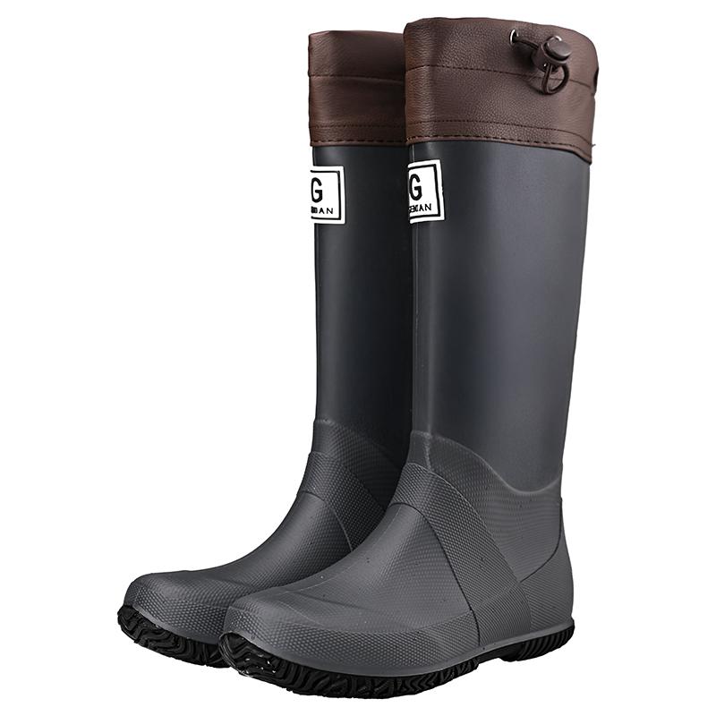 Style Rain Boots And Rain Shoes: Long-cylinder And High-cylinder Water Shoes For Men And Women, Waterproof Rubber Shoes For