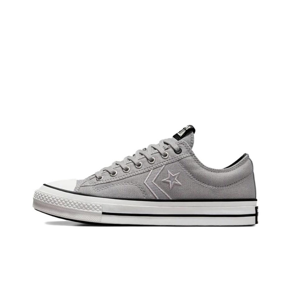 Converse Star Player 76 Fashion Low Top Canvas Shoes Men Sneakers Gray A08114C