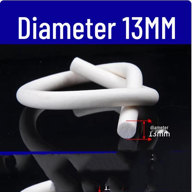 Круглый шнур из силиконовой пены - Термостойкая уплотнительная лента (2/3/4/5/6/7/8/9/10 мм)