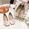 Милые цветочные одинарные туфли женские летние 2025 новые с юбкой фея ветер туфли Doudou мягкая подошва одна педаль женские туфли