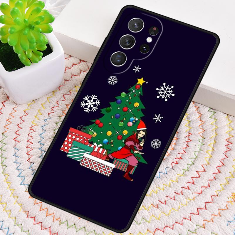 Рождественская Девочка Елка Подарок Чехол для Телефона для Samsung Galaxy note 10 pro S26 Ultra S23 S24 FE S25 S21 S22 PLUS ударопрочный Чехол