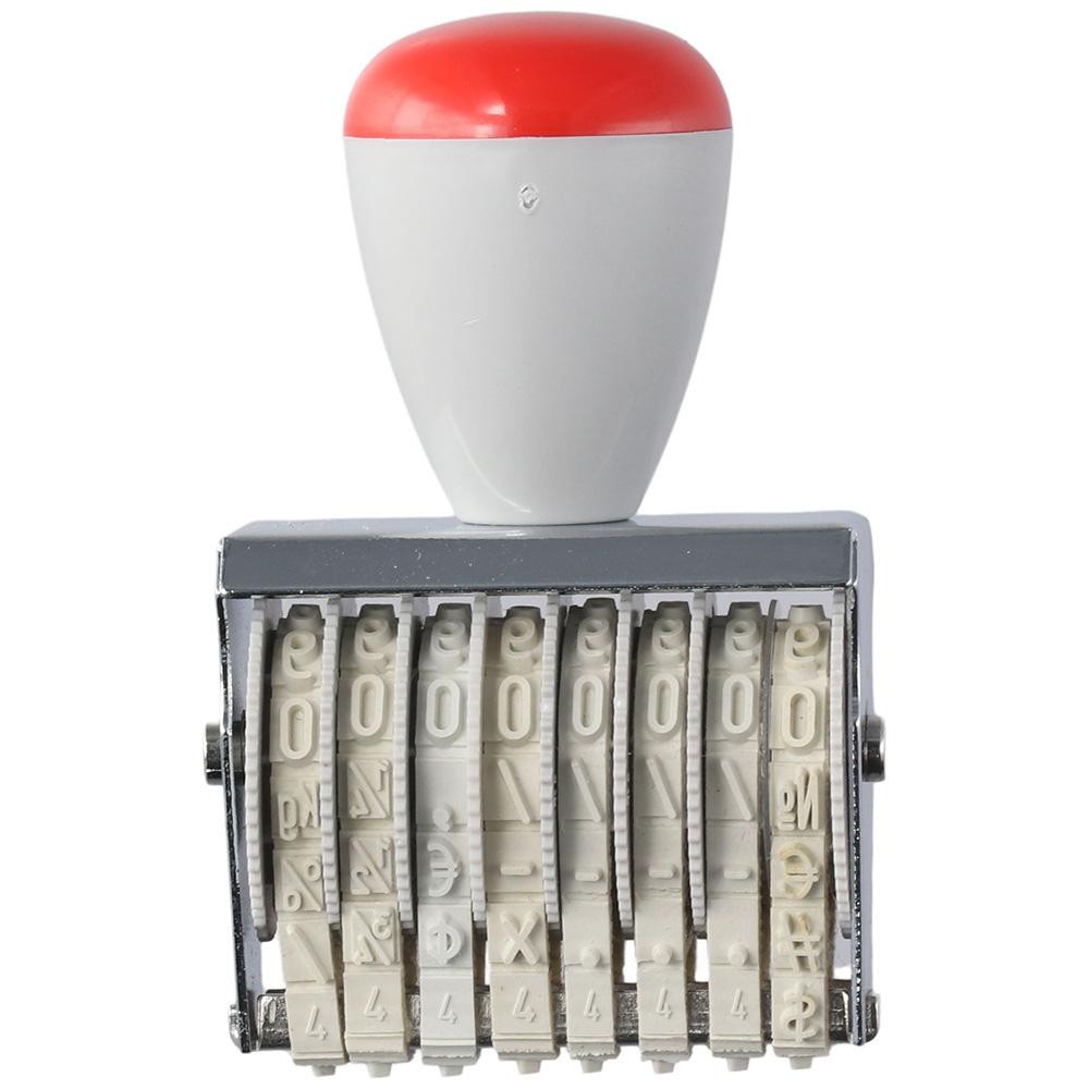 Personalized Roller Stamps Changeable Business Stamps Multi-Function Number Stamp Office