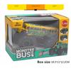 1/43 School Bus Monster Trucks Die Cast Toys Cars Models Metal Pull Back Play Vehicles for Kids Age 3 4 5 6 Year Old Boys Girls Toddlers Children