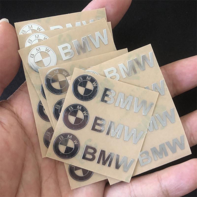 Car Metal Emblem Wiper Stickers Reflective Decor Decals For BMW E36 E64 E85 E60 F10 F30 F36 F32 F82 F83 F07 G01 G20 G21 X6 X5 X3