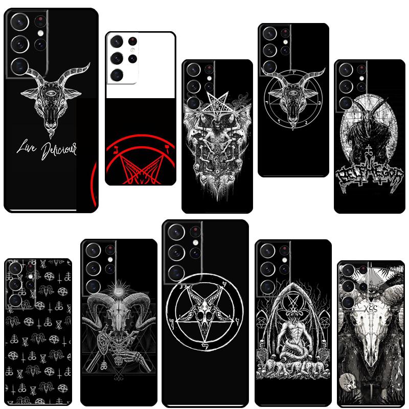 Чехол для телефона Satanic Demon для Samsung Galaxy S21 Ultra S20 FE S8 S9 S10 S22 Plus Note 20 Ultra с полным покрытием