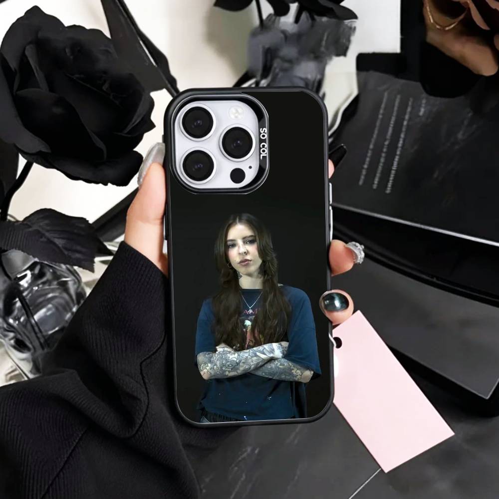 Певица Young Miko Не беспокоить Чехол для телефона для iPhone 17, 16, 15, 14, 13, 12, 11 Plus, Pro Max Цветной Посеребренный Внутренняя крышка