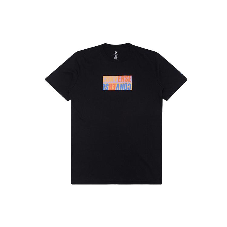 Converse Set in Sleeve T Shirt Men's Black 10008541-A05