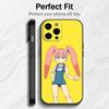 Как неуклюжий U-Ueno-san Чехол для телефона для iPhone17,16,15,14,13,12 Plus,Max Мягкий силиконовый Черный чехол