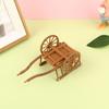 Dollhouse Miniature Simulation Assembled Cart  Model Diy Accessories Garden Furniture Toys