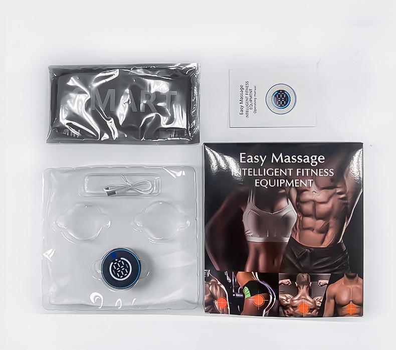 EMS Fitness Waist Belt: Smart Abdominal Sticker & Tummy Tuck Exerciser for Home Use