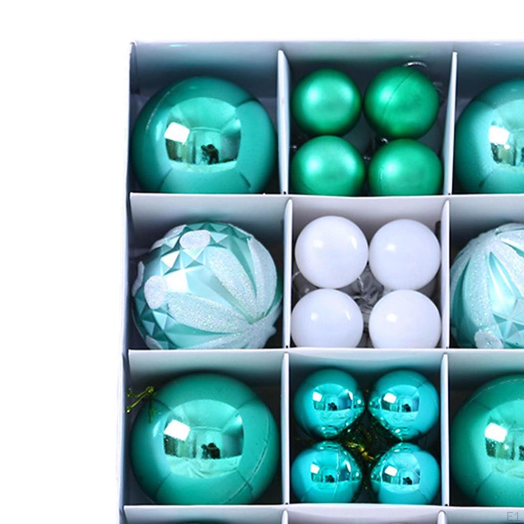 40 шт. Рождественские шары, набор украшений, подвески, капли, многоразовый рождественский декор для вечеринок