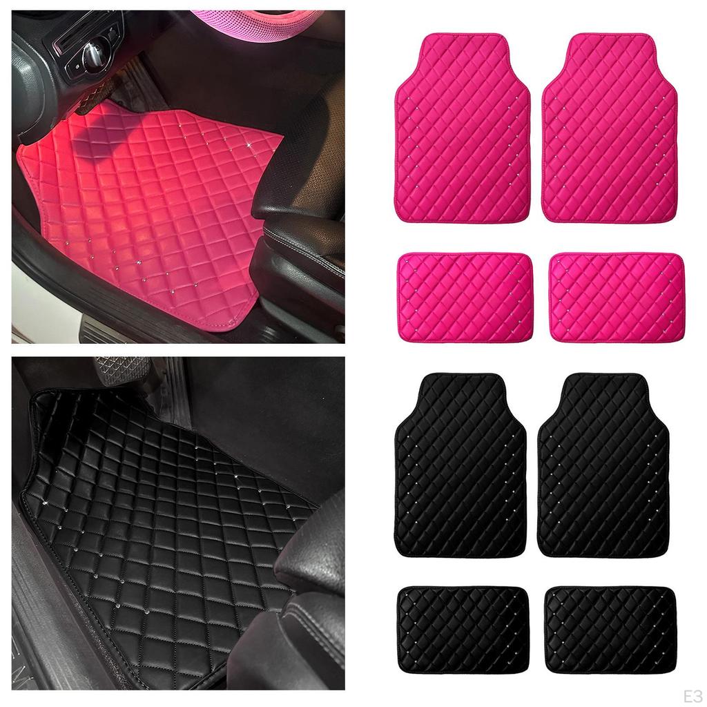 4 шт. автомобильные коврики водонепроницаемые высокопроизводительные автомобильные для внедорожников фургонов автомобилей транспортных средств