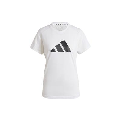 Спортивная футболка Essential Large Logo Print с круглым вырезом, женские топы, белые IT0545