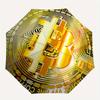 Bitcoin, Digital Currency Automatic folding umbrella  simple eight rib design, bright color pattern, durable iron frame, ideal for travel an