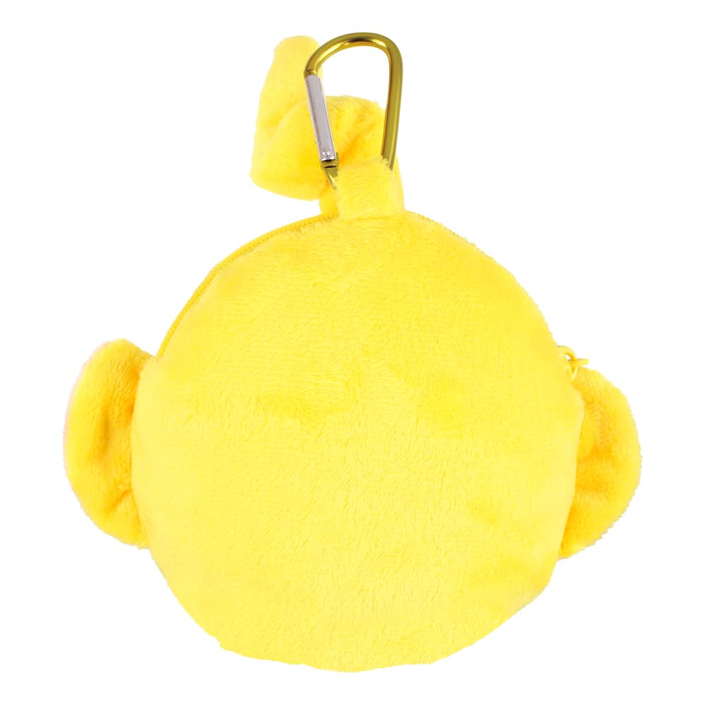 T's Factory Teletubbies Plush Toy with Carabiner, Zipper, Mascot, Lala, H10 X W9.6 X D6.5cm, TT-5541827LL